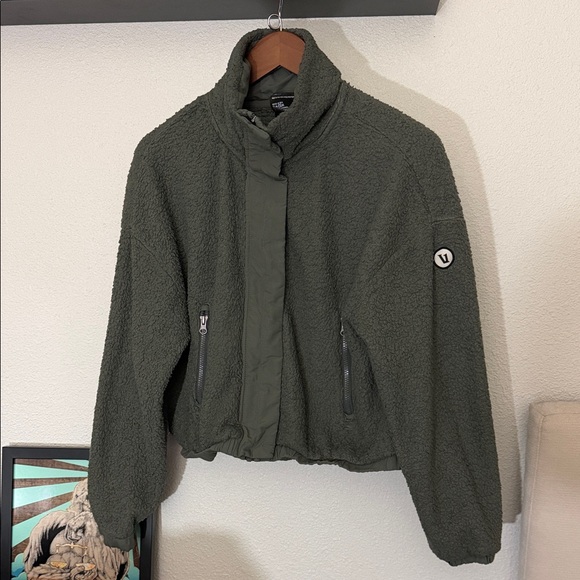 Vuori Jackets & Blazers - Vuori Olive Teddy Jacket